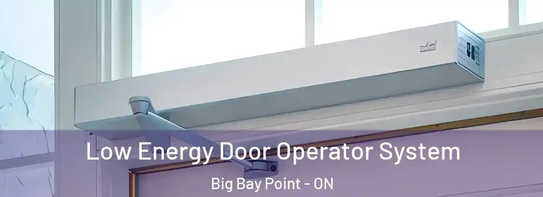  Low Energy Door Operator System Big Bay Point - ON