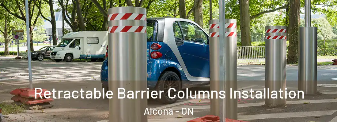 Retractable Barrier Columns Installation Alcona - ON