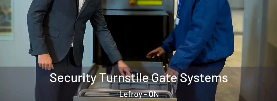  Security Turnstile Gate Systems Lefroy - ON